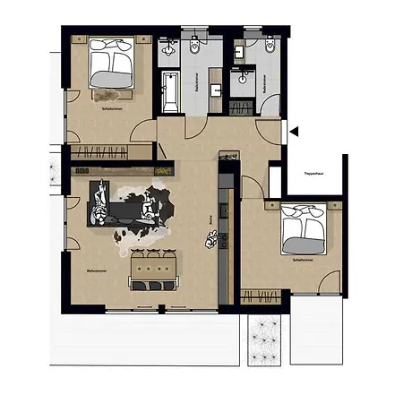 Lively In Apartment *